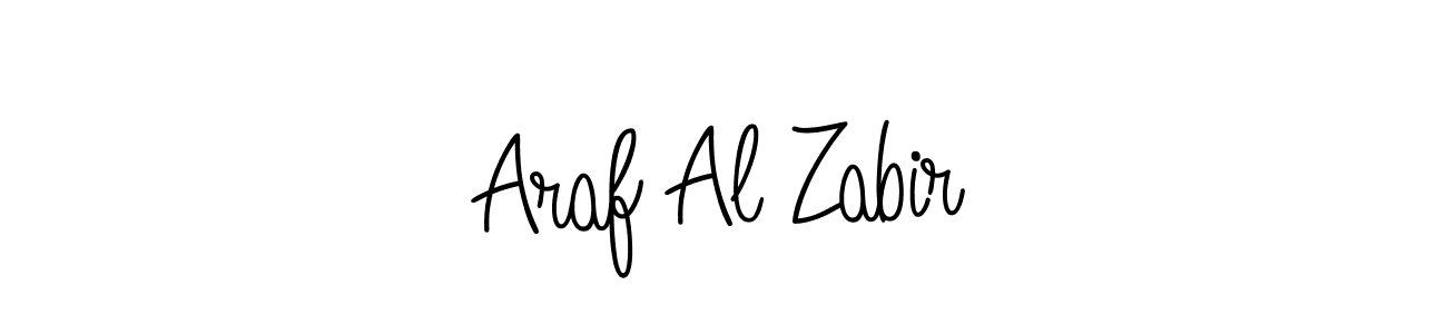 Create a beautiful signature design for name Araf Al Zabir. With this signature (Angelique-Rose-font-FFP) fonts, you can make a handwritten signature for free. Araf Al Zabir signature style 5 images and pictures png