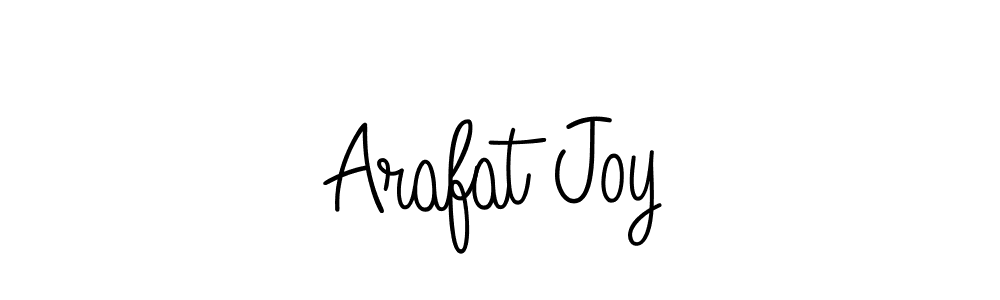 The best way (Angelique-Rose-font-FFP) to make a short signature is to pick only two or three words in your name. The name Arafat Joy include a total of six letters. For converting this name. Arafat Joy signature style 5 images and pictures png