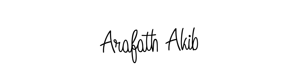 Arafath Akib stylish signature style. Best Handwritten Sign (Angelique-Rose-font-FFP) for my name. Handwritten Signature Collection Ideas for my name Arafath Akib. Arafath Akib signature style 5 images and pictures png