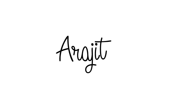 How to make Arajit signature? Angelique-Rose-font-FFP is a professional autograph style. Create handwritten signature for Arajit name. Arajit signature style 5 images and pictures png