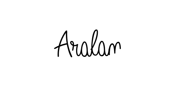 Make a beautiful signature design for name Aralan. Use this online signature maker to create a handwritten signature for free. Aralan signature style 5 images and pictures png