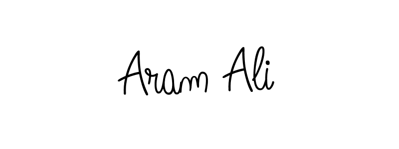 Angelique-Rose-font-FFP is a professional signature style that is perfect for those who want to add a touch of class to their signature. It is also a great choice for those who want to make their signature more unique. Get Aram Ali name to fancy signature for free. Aram Ali signature style 5 images and pictures png