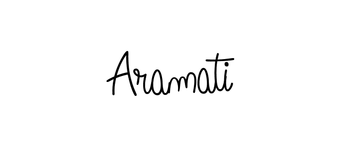 The best way (Angelique-Rose-font-FFP) to make a short signature is to pick only two or three words in your name. The name Aramati include a total of six letters. For converting this name. Aramati signature style 5 images and pictures png