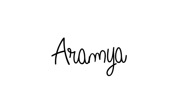 How to make Aramya signature? Angelique-Rose-font-FFP is a professional autograph style. Create handwritten signature for Aramya name. Aramya signature style 5 images and pictures png