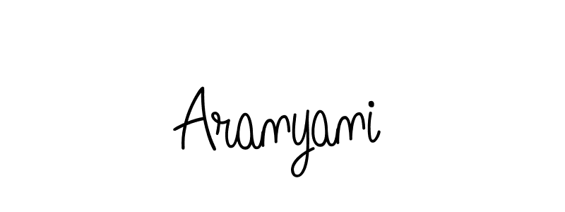 Design your own signature with our free online signature maker. With this signature software, you can create a handwritten (Angelique-Rose-font-FFP) signature for name Aranyani. Aranyani signature style 5 images and pictures png