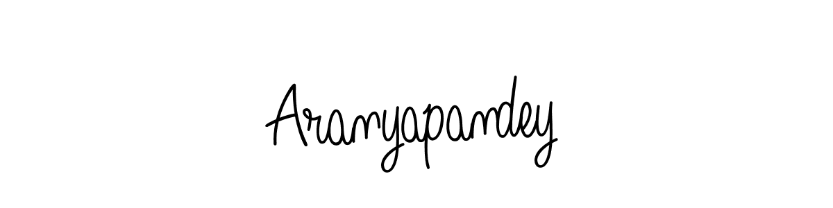 The best way (Angelique-Rose-font-FFP) to make a short signature is to pick only two or three words in your name. The name Aranyapandey include a total of six letters. For converting this name. Aranyapandey signature style 5 images and pictures png