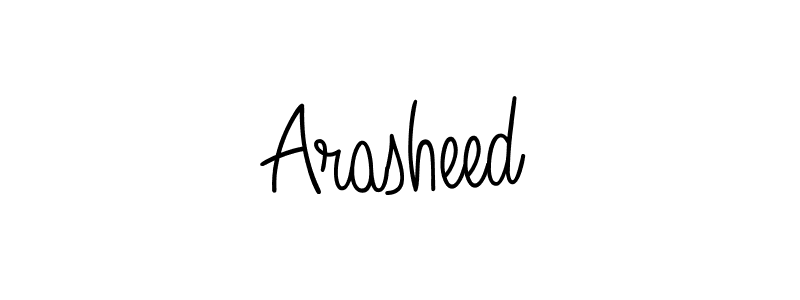 Make a beautiful signature design for name Arasheed. Use this online signature maker to create a handwritten signature for free. Arasheed signature style 5 images and pictures png