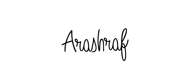 Design your own signature with our free online signature maker. With this signature software, you can create a handwritten (Angelique-Rose-font-FFP) signature for name Arashraf. Arashraf signature style 5 images and pictures png