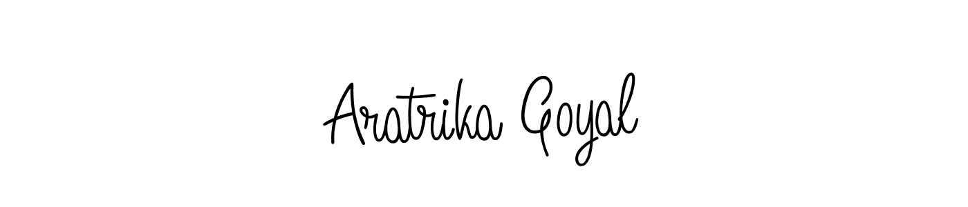 Angelique-Rose-font-FFP is a professional signature style that is perfect for those who want to add a touch of class to their signature. It is also a great choice for those who want to make their signature more unique. Get Aratrika Goyal name to fancy signature for free. Aratrika Goyal signature style 5 images and pictures png