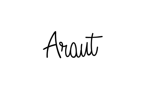 Araut stylish signature style. Best Handwritten Sign (Angelique-Rose-font-FFP) for my name. Handwritten Signature Collection Ideas for my name Araut. Araut signature style 5 images and pictures png