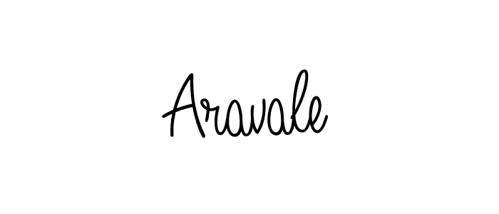 How to make Aravale signature? Angelique-Rose-font-FFP is a professional autograph style. Create handwritten signature for Aravale name. Aravale signature style 5 images and pictures png