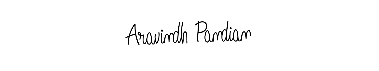 Create a beautiful signature design for name Aravindh Pandian. With this signature (Angelique-Rose-font-FFP) fonts, you can make a handwritten signature for free. Aravindh Pandian signature style 5 images and pictures png