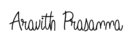 A timeless handwritten aesthetic for Aravith Prasanna. The Angelique-Rose-font-FFP font gives your signature a handcrafted feel with natural curves. Aravith Prasanna signature style 5 images and pictures png