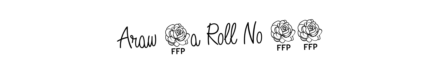 Similarly Angelique-Rose-font-FFP is the best handwritten signature design. Signature creator online .You can use it as an online autograph creator for name Araw 6a Roll No 16. Araw 6a Roll No 16 signature style 5 images and pictures png