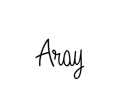 The best way (Angelique-Rose-font-FFP) to make a short signature is to pick only two or three words in your name. The name Aray include a total of six letters. For converting this name. Aray signature style 5 images and pictures png
