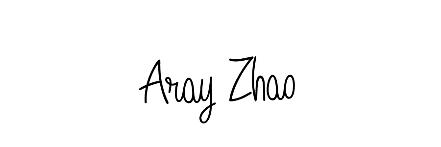 How to Draw Aray Zhao signature style? Angelique-Rose-font-FFP is a latest design signature styles for name Aray Zhao. Aray Zhao signature style 5 images and pictures png
