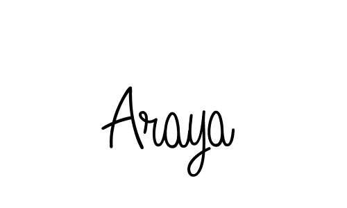 Also we have Araya name is the best signature style. Create professional handwritten signature collection using Angelique-Rose-font-FFP autograph style. Araya signature style 5 images and pictures png
