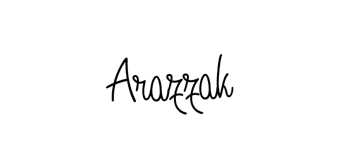 Also You can easily find your signature by using the search form. We will create Arazzak name handwritten signature images for you free of cost using Angelique-Rose-font-FFP sign style. Arazzak signature style 5 images and pictures png