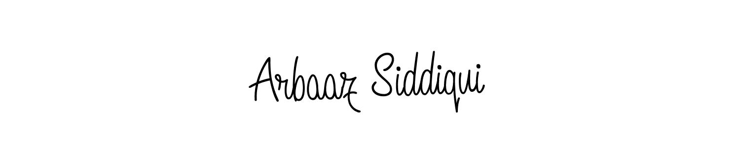 Create a beautiful signature design for name Arbaaz Siddiqui. With this signature (Angelique-Rose-font-FFP) fonts, you can make a handwritten signature for free. Arbaaz Siddiqui signature style 5 images and pictures png