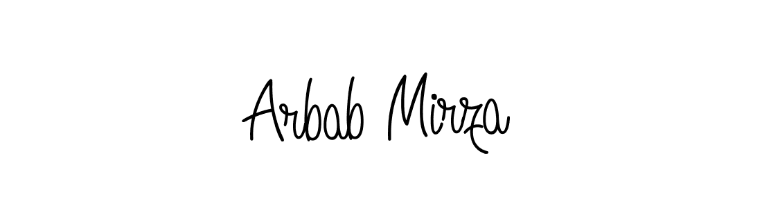 How to make Arbab Mirza signature? Angelique-Rose-font-FFP is a professional autograph style. Create handwritten signature for Arbab Mirza name. Arbab Mirza signature style 5 images and pictures png