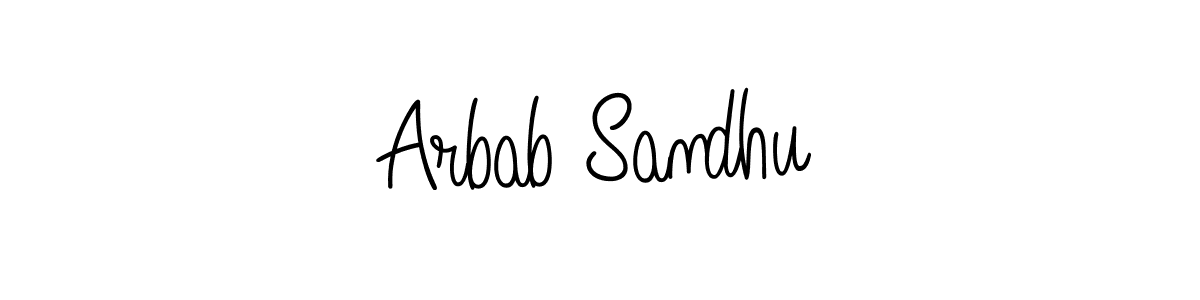 How to Draw Arbab Sandhu signature style? Angelique-Rose-font-FFP is a latest design signature styles for name Arbab Sandhu. Arbab Sandhu signature style 5 images and pictures png