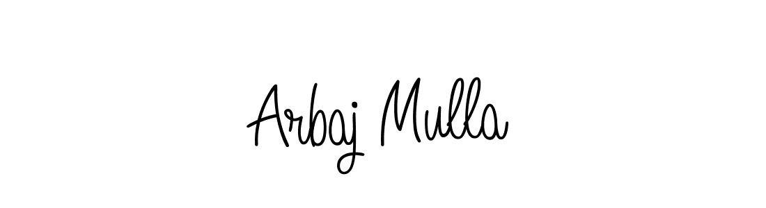 Make a short Arbaj Mulla signature style. Manage your documents anywhere anytime using Angelique-Rose-font-FFP. Create and add eSignatures, submit forms, share and send files easily. Arbaj Mulla signature style 5 images and pictures png