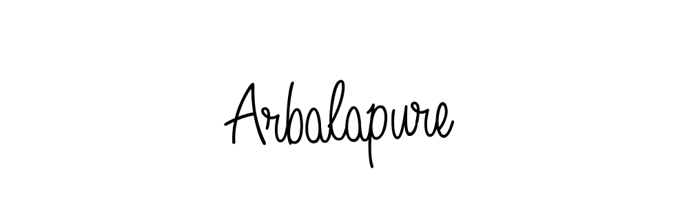 How to make Arbalapure signature? Angelique-Rose-font-FFP is a professional autograph style. Create handwritten signature for Arbalapure name. Arbalapure signature style 5 images and pictures png