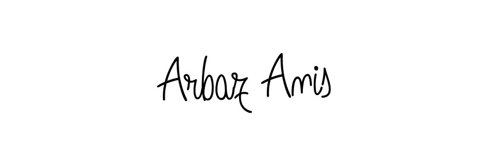 Arbaz Anis stylish signature style. Best Handwritten Sign (Angelique-Rose-font-FFP) for my name. Handwritten Signature Collection Ideas for my name Arbaz Anis. Arbaz Anis signature style 5 images and pictures png