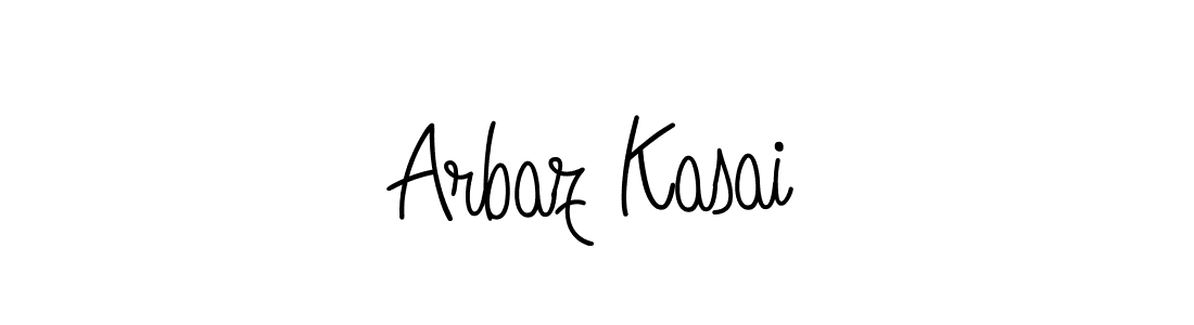 How to make Arbaz Kasai name signature. Use Angelique-Rose-font-FFP style for creating short signs online. This is the latest handwritten sign. Arbaz Kasai signature style 5 images and pictures png