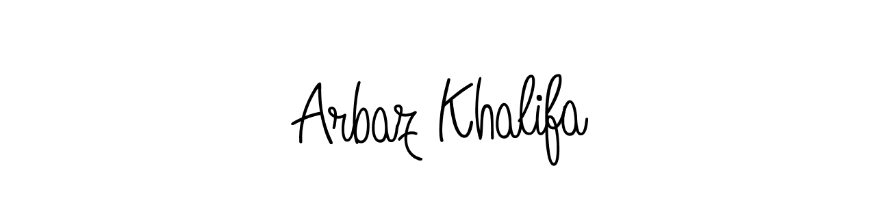 Angelique-Rose-font-FFP is a professional signature style that is perfect for those who want to add a touch of class to their signature. It is also a great choice for those who want to make their signature more unique. Get Arbaz Khalifa name to fancy signature for free. Arbaz Khalifa signature style 5 images and pictures png