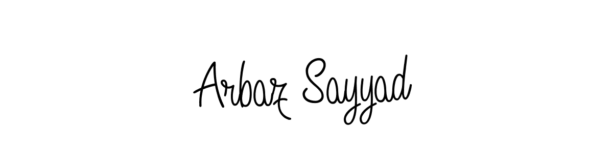 You can use this online signature creator to create a handwritten signature for the name Arbaz Sayyad. This is the best online autograph maker. Arbaz Sayyad signature style 5 images and pictures png