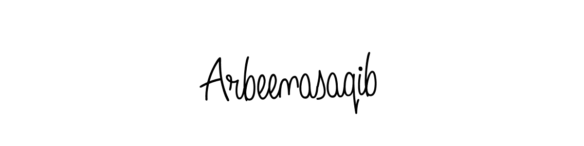 How to Draw Arbeenasaqib signature style? Angelique-Rose-font-FFP is a latest design signature styles for name Arbeenasaqib. Arbeenasaqib signature style 5 images and pictures png