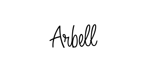 Create a beautiful signature design for name Arbell. With this signature (Angelique-Rose-font-FFP) fonts, you can make a handwritten signature for free. Arbell signature style 5 images and pictures png