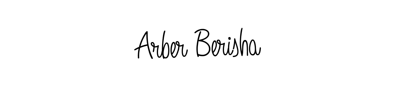 Arber Berisha stylish signature style. Best Handwritten Sign (Angelique-Rose-font-FFP) for my name. Handwritten Signature Collection Ideas for my name Arber Berisha. Arber Berisha signature style 5 images and pictures png