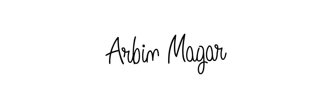 if you are searching for the best signature style for your name Arbin Magar. so please give up your signature search. here we have designed multiple signature styles  using Angelique-Rose-font-FFP. Arbin Magar signature style 5 images and pictures png