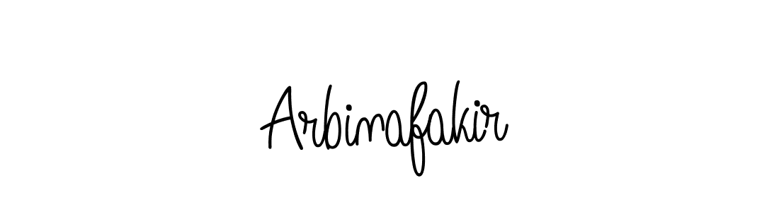 Also we have Arbinafakir name is the best signature style. Create professional handwritten signature collection using Angelique-Rose-font-FFP autograph style. Arbinafakir signature style 5 images and pictures png