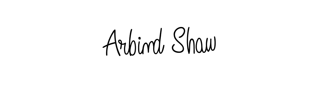 Also we have Arbind Shaw name is the best signature style. Create professional handwritten signature collection using Angelique-Rose-font-FFP autograph style. Arbind Shaw signature style 5 images and pictures png