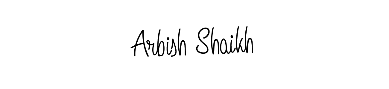 Angelique-Rose-font-FFP is a professional signature style that is perfect for those who want to add a touch of class to their signature. It is also a great choice for those who want to make their signature more unique. Get Arbish Shaikh name to fancy signature for free. Arbish Shaikh signature style 5 images and pictures png