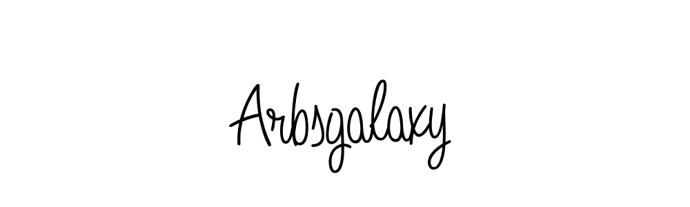 Arbsgalaxy stylish signature style. Best Handwritten Sign (Angelique-Rose-font-FFP) for my name. Handwritten Signature Collection Ideas for my name Arbsgalaxy. Arbsgalaxy signature style 5 images and pictures png