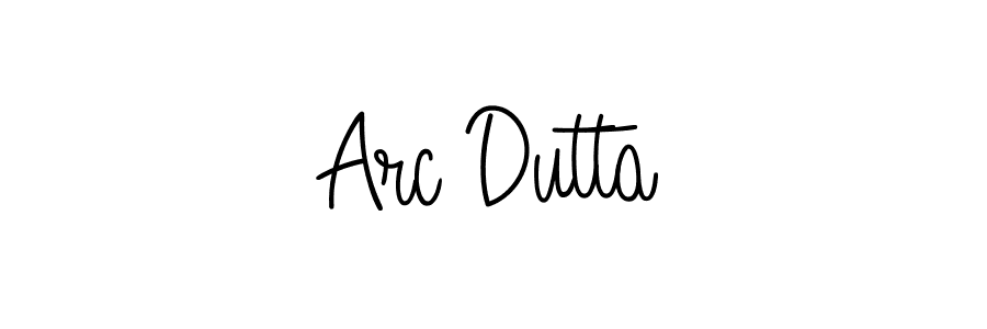 Angelique-Rose-font-FFP is a professional signature style that is perfect for those who want to add a touch of class to their signature. It is also a great choice for those who want to make their signature more unique. Get Arc Dutta name to fancy signature for free. Arc Dutta signature style 5 images and pictures png