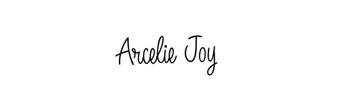 Arcelie Joy stylish signature style. Best Handwritten Sign (Angelique-Rose-font-FFP) for my name. Handwritten Signature Collection Ideas for my name Arcelie Joy. Arcelie Joy signature style 5 images and pictures png