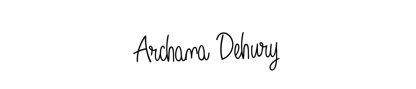 Create a beautiful signature design for name Archana Dehury. With this signature (Angelique-Rose-font-FFP) fonts, you can make a handwritten signature for free. Archana Dehury signature style 5 images and pictures png