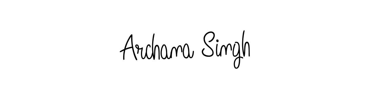 Create a beautiful signature design for name Archana Singh. With this signature (Angelique-Rose-font-FFP) fonts, you can make a handwritten signature for free. Archana Singh signature style 5 images and pictures png