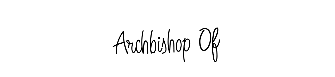 How to make Archbishop Of name signature. Use Angelique-Rose-font-FFP style for creating short signs online. This is the latest handwritten sign. Archbishop Of signature style 5 images and pictures png