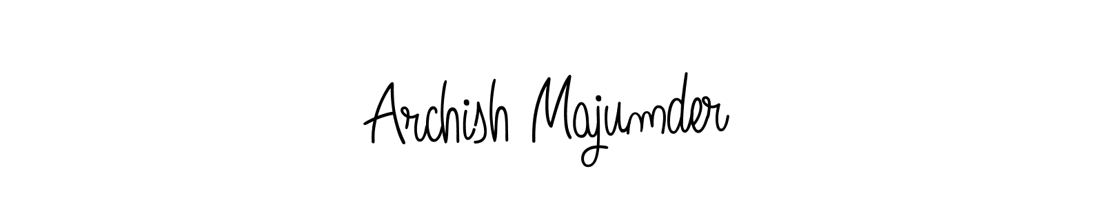 How to make Archish Majumder name signature. Use Angelique-Rose-font-FFP style for creating short signs online. This is the latest handwritten sign. Archish Majumder signature style 5 images and pictures png