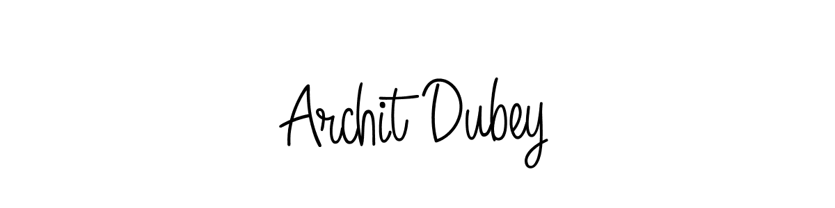 Create a beautiful signature design for name Archit Dubey. With this signature (Angelique-Rose-font-FFP) fonts, you can make a handwritten signature for free. Archit Dubey signature style 5 images and pictures png
