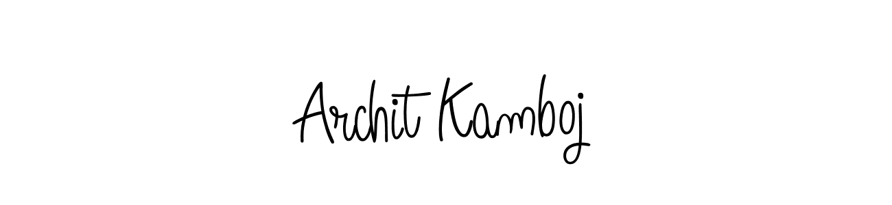 You can use this online signature creator to create a handwritten signature for the name Archit Kamboj. This is the best online autograph maker. Archit Kamboj signature style 5 images and pictures png