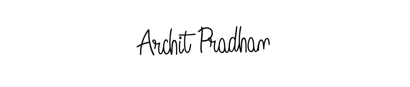 How to Draw Archit Pradhan signature style? Angelique-Rose-font-FFP is a latest design signature styles for name Archit Pradhan. Archit Pradhan signature style 5 images and pictures png