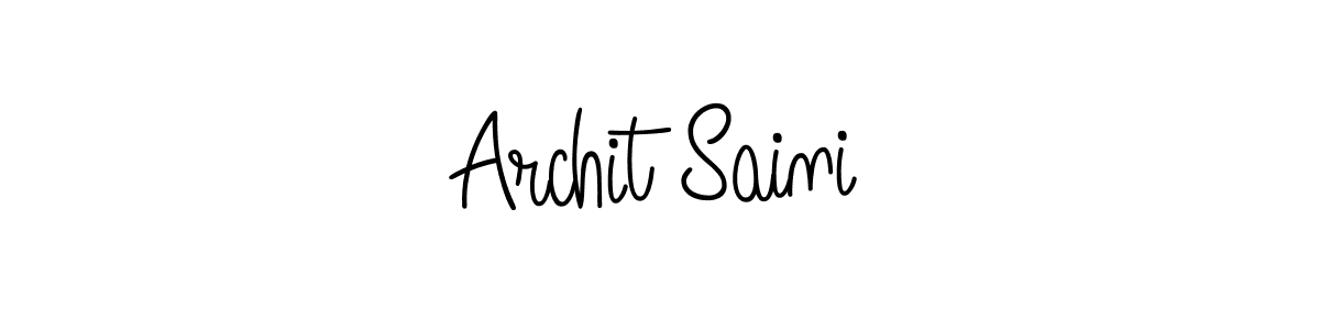 Once you've used our free online signature maker to create your best signature Angelique-Rose-font-FFP style, it's time to enjoy all of the benefits that Archit Saini name signing documents. Archit Saini signature style 5 images and pictures png