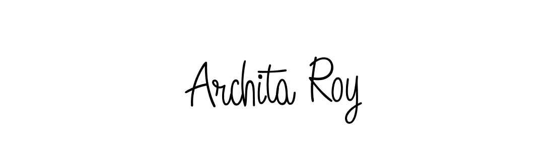 You can use this online signature creator to create a handwritten signature for the name Archita Roy. This is the best online autograph maker. Archita Roy signature style 5 images and pictures png